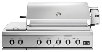 48" Grill, Rotisserie and Side Burners, Lp Gas