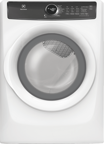 Front Load Perfect Steam Electric Dryer with 7 cycles - 8.0 Cu. Ft.