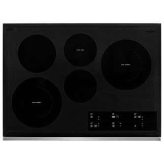30W ELECTRIC CERAMIC GLASS COOKTOP WITH TWO DUAL R