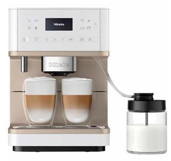 CM6360 Milk Perfection Countertop Coffee Machine, White Lotus
