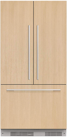 Integrated French Door Refrigerator Freezer, 36", Ice